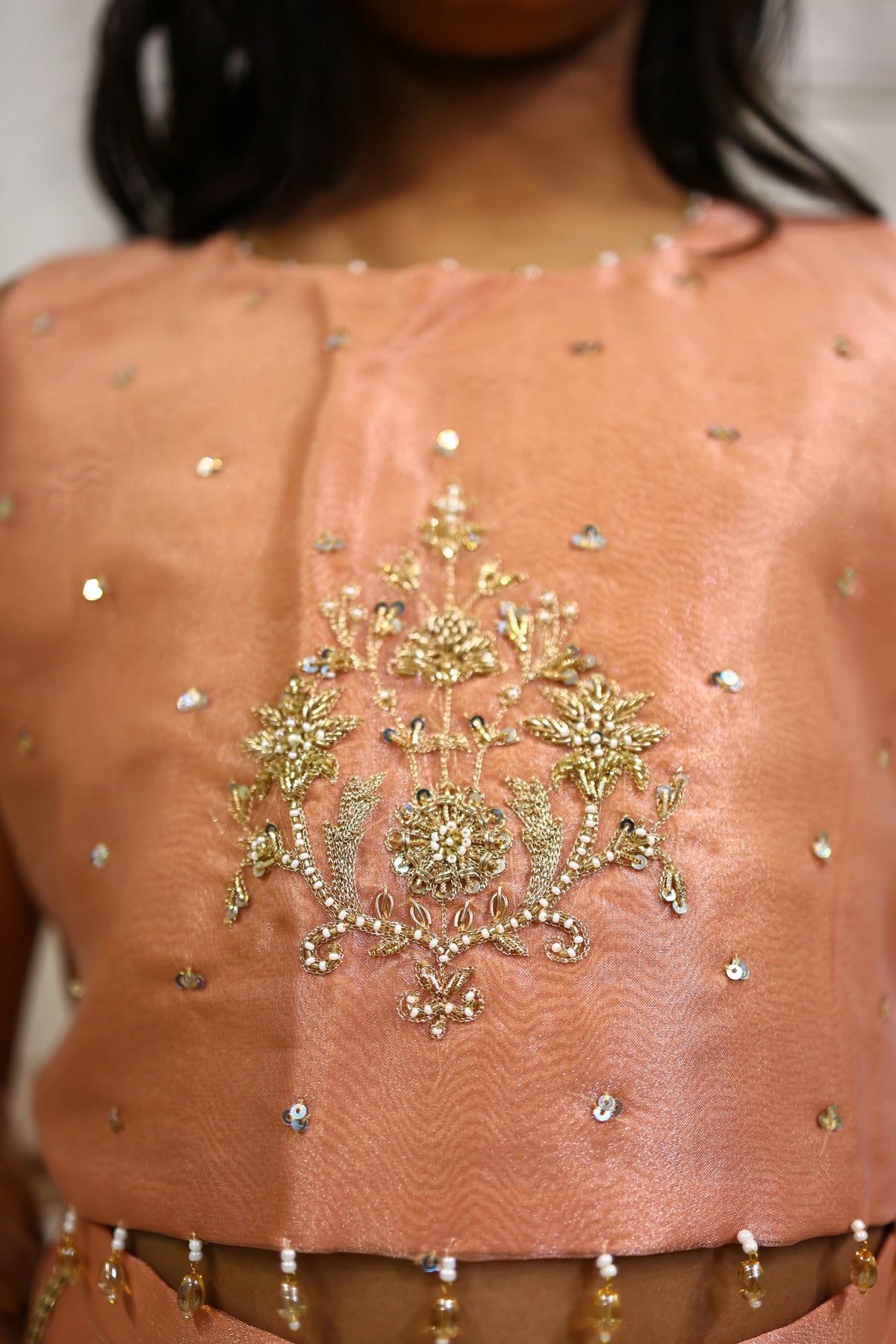 NOOR LEHENGA SET PEACH
