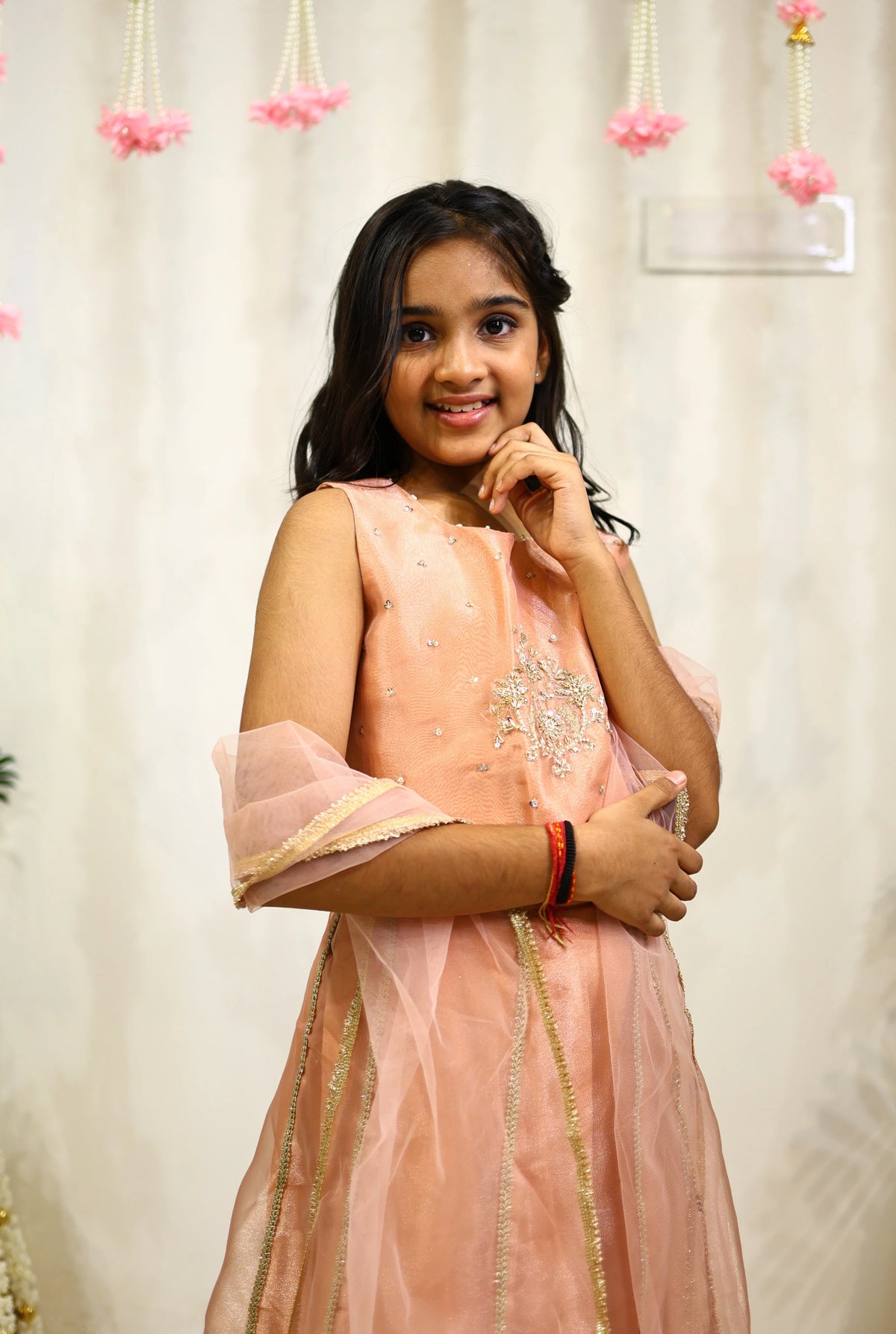 NOOR LEHENGA SET PEACH