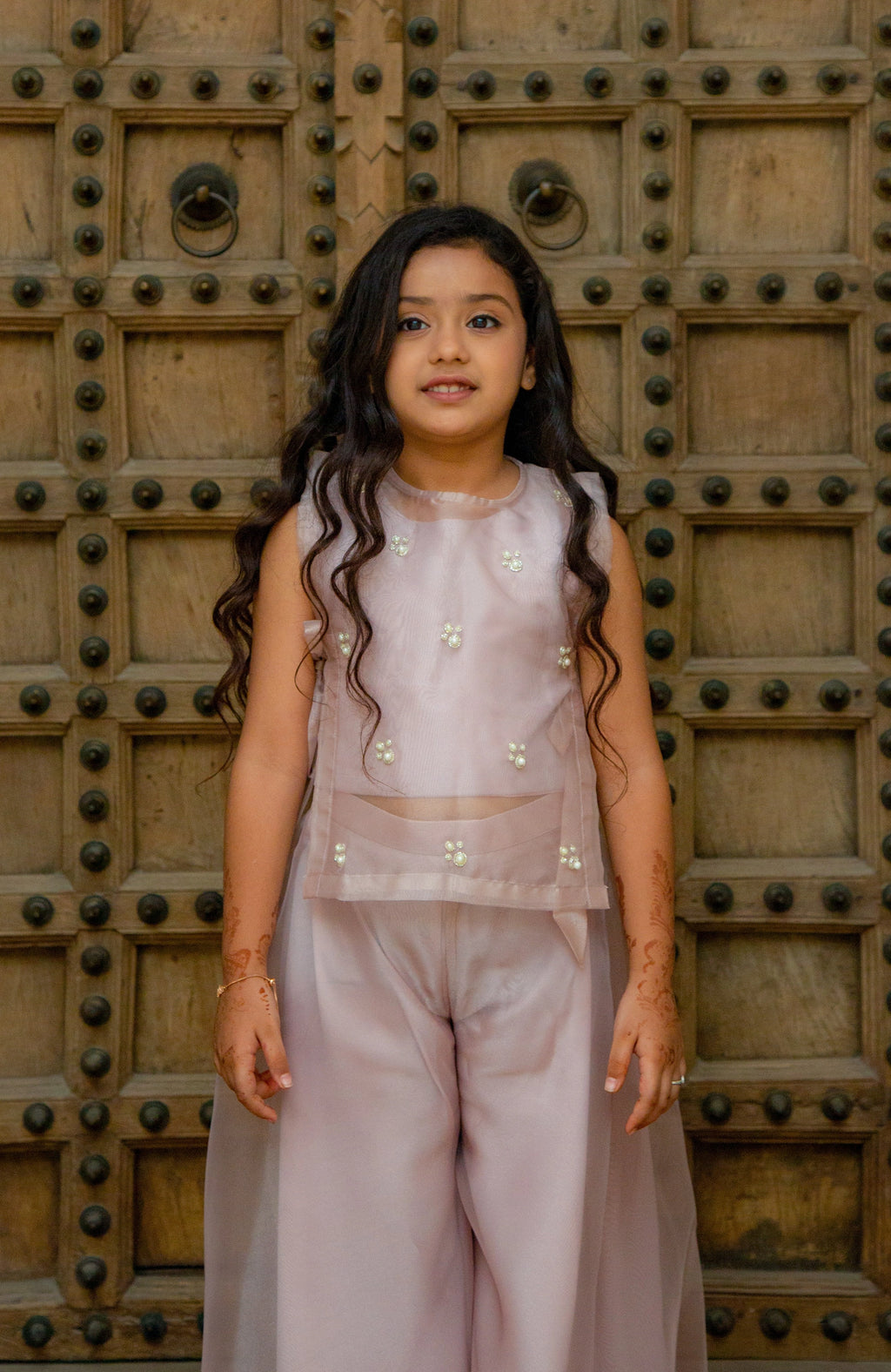 Pearl Tie-Up Sharara Set