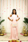 SUNHERI MUL SHARARA SET PINK