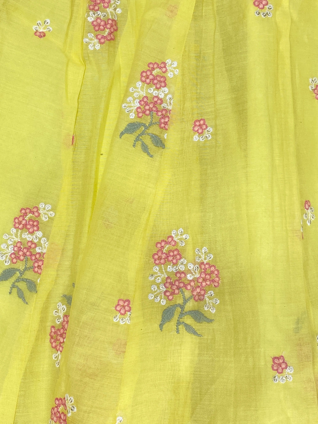 Sunshine Floral Mul Chanderi Lehenga Set