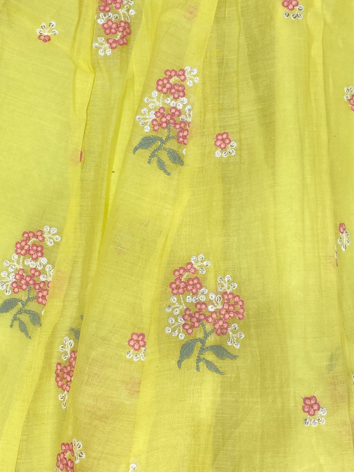 Sunshine Floral Mul Chanderi Lehenga Set