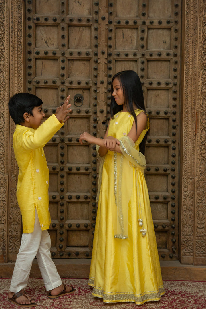 Heart Yellow Combination Set