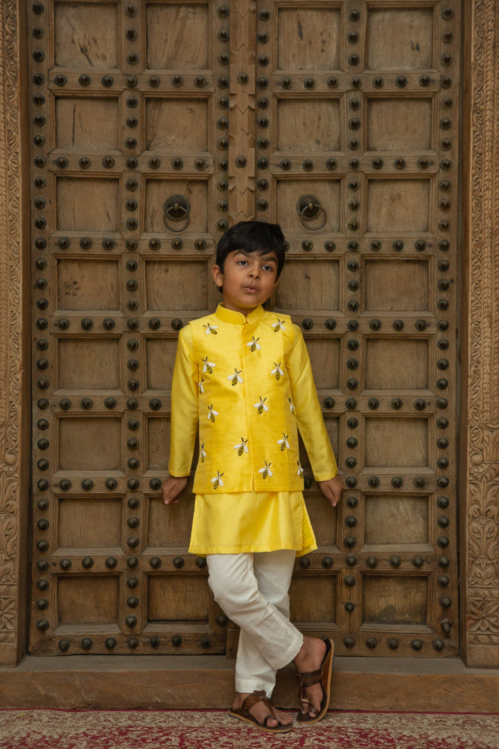 Yellow Bee Jacket Set