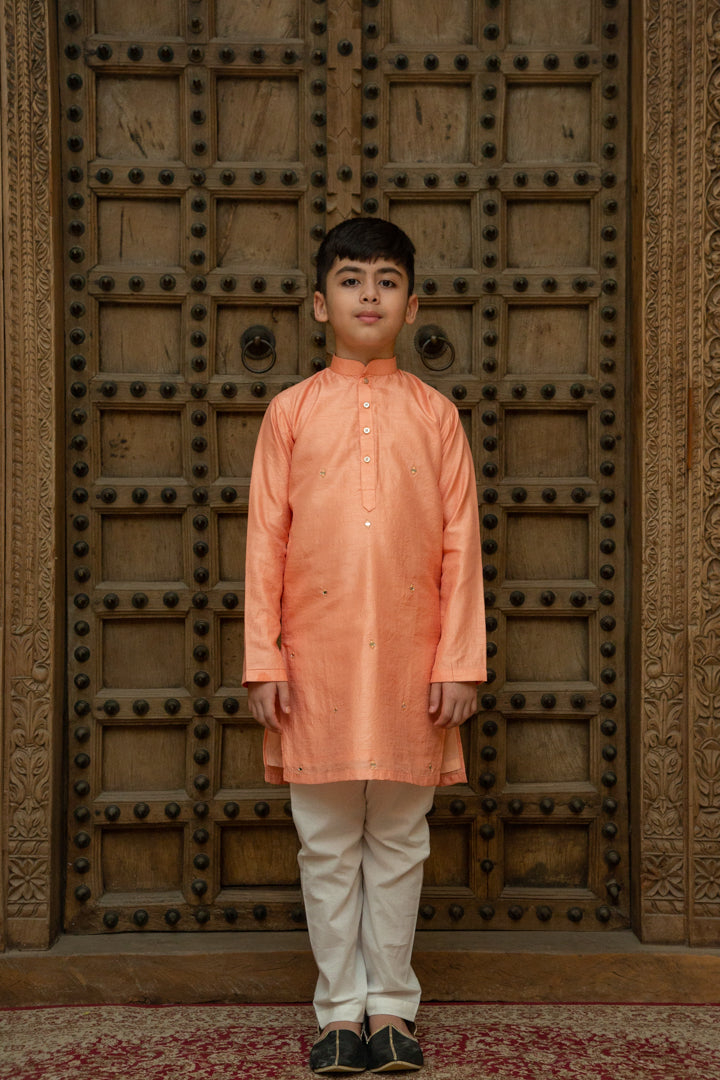 Peach Kurta