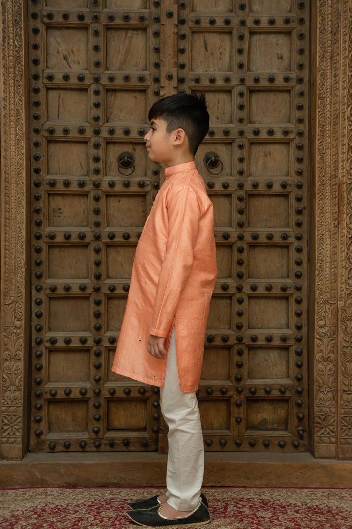 Peach Kurta