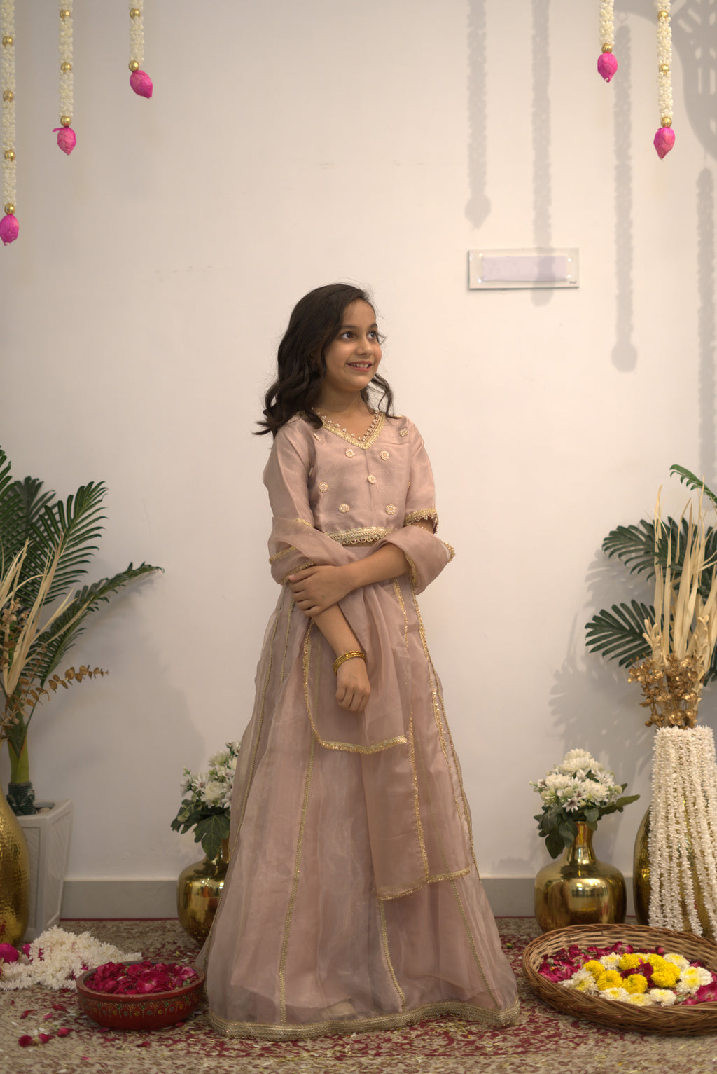 SITARA LEHENGA SET BLUSH PINK