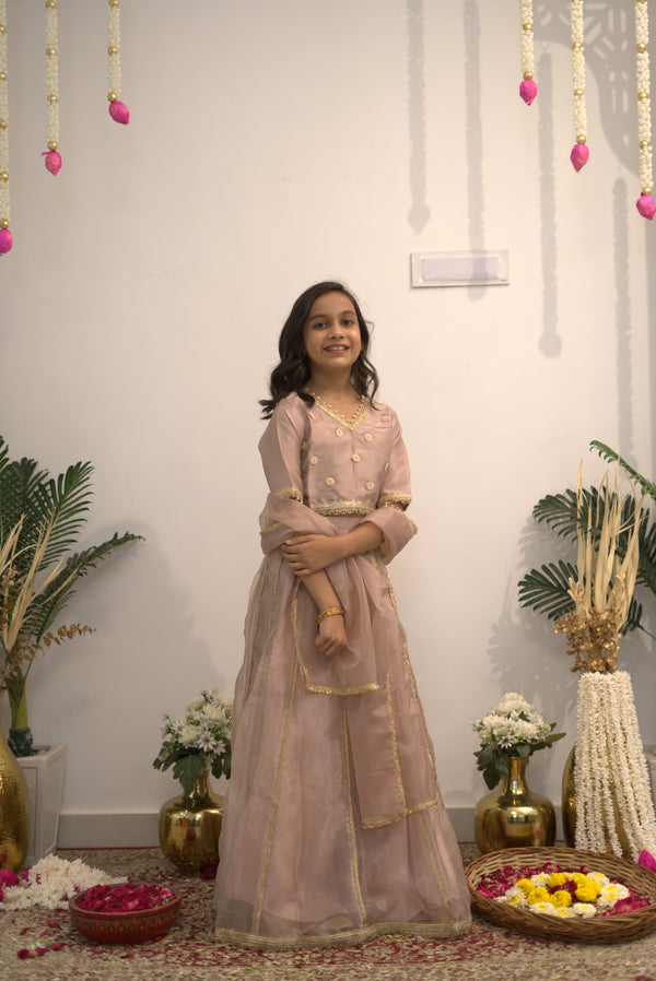 SITARA LEHENGA SET BLUSH PINK